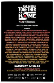 One World: Together at Home poster